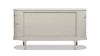 Florence 69" Hand Painted Lacquered Credenza, Taupe Gray