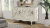 Florence 69" Hand Painted Lacquered Credenza, Taupe Gray