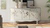 Florence 69" Hand Painted Lacquered Credenza, Taupe Gray