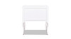 Court 23.5" Wide Edwardian Storage Side Table, Soft White