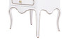 Court 23.5" Wide Edwardian Storage Side Table, Soft White