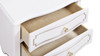 Court 23.5" Wide Edwardian Storage Side Table, Soft White