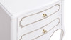 Court 23.5" Wide Edwardian Storage Side Table, Soft White