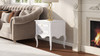 Court 23.5" Wide Edwardian Storage Side Table, Soft White