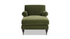 Alana Lawson Chaise Lounge Chair, Olive Green