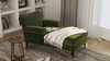 Alana Lawson Chaise Lounge Chair, Olive Green