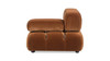 Marcel 36" Bubble Modular Modern Lounge Arm Chair, Burnt Orange