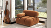 Marcel 36" Bubble Modular Modern Lounge Arm Chair, Burnt Orange