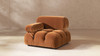 Marcel 36" Bubble Modular Modern Lounge Arm Chair, Burnt Orange