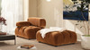 Marcel 36" Bubble Modular Modern Lounge Arm Chair, Burnt Orange
