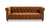 Alto 88" Tufted Chesterfield Sofa, Burnt Orange