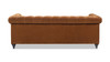 Alto 88" Tufted Chesterfield Sofa, Burnt Orange