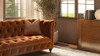 Alto 88" Tufted Chesterfield Sofa, Burnt Orange
