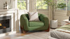 Alpine 44" Sherpa Arm Chair, Moss Green Fleeced Teddy