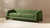 Alpine 90.5" Sherpa Sofa, Moss Green Fleeced Teddy