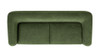 Alpine 90.5" Sherpa Sofa, Moss Green Fleeced Teddy