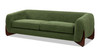 Alpine 90.5" Sherpa Sofa, Moss Green Fleeced Teddy