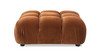 Marcel 36" Bubble Modular Modern Cocktail Ottoman, Burnt Orange
