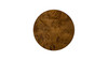 Bolin 18" Round Pillar Burl Wood Accent Side Table, Walnut Brown