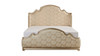 Venetia Wingback Upholstered Shelter Platform Bed