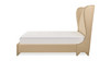 Marquis Wingback Upholstered Shelter Platform Bed