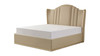 Astoria Camelback Upholstered King Platform Bed