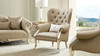 Rosamund Upholstered Leather Accent Arm Chair with Throw Pillow