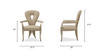 Bellamy Upholstered Leather Dining Arm Chair