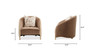 Amara 1-Seater Living Room Arm Chair