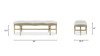 Genevieve Upholstered Bench