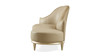 Chantelle LAF Leather Upholstered Single Arm Chaise Lounge Sofa