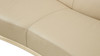 Chantelle LAF Leather Upholstered Single Arm Chaise Lounge Sofa