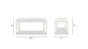Selene 3-Drawer Mother-of-Pearl Desk