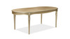 Champagne gold base enhances elegance and luxury appeal Dining Table