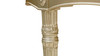 Champagne gold base enhances elegance and luxury appeal Dining Table