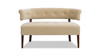 Jared Roll Arm Tufted Bench Settee