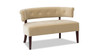 Jared Roll Arm Tufted Bench Settee