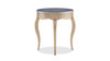 Carina Resin Top Side Table with Cabriole Legs