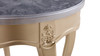 Carina Resin Top Side Table with Cabriole Legs
