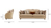 Bellagio 4-Seater Camelback Sofa