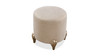 Bijou Round Upholstered Stool Ottoman
