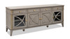 Dauphin 71" TV Stand Storage Display Console Table