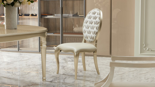 Vivienne Upholstered Leather Dining Side Chair