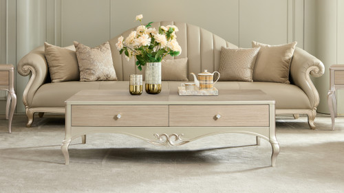 Helena 4-Drawer Rectangular Coffee Table