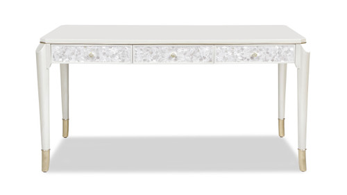 Selene 3-Drawer Mother-of-Pearl Desk
