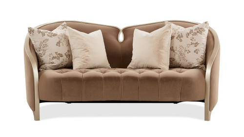 Amara 3-Seater Upholstered Barrel Sofa