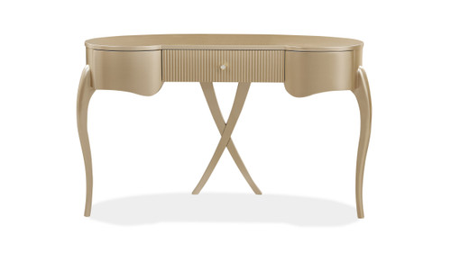 Aurora Oval Shaped Vanity Desk