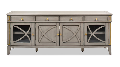 Dauphin 71" TV Stand Storage Display Console Table