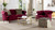 La Rosa Victorian Chesterfield Loveseat, Burgundy