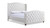 Marcella Upholstered Shelter Headboard Bed Set, Queen, Bright White